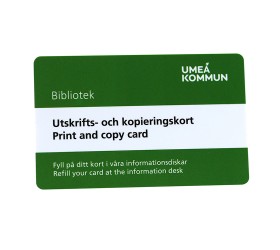 Plastkort Umeå Kommun - RFID